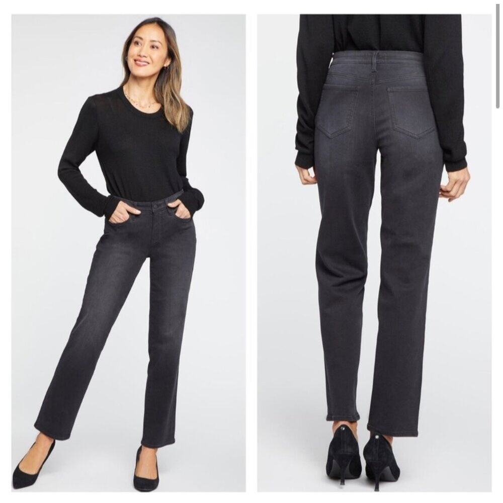 NYDJ Relaxed Slender Straight Stretch Casual Shaping Lift Tuck Legend Jeans 00
